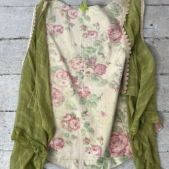 Vintage Handmade Victorian Vibes Boho Vest - Picture 6 of 6